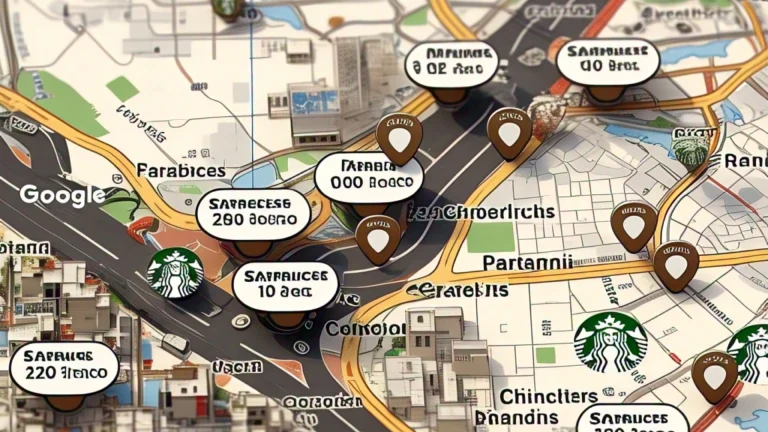 Starbucks Near me on Google Map